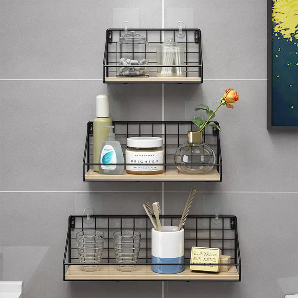 Globally Sourced Products Presents Nordic Wooden Wall Hanging Shelves